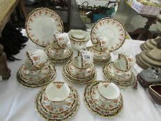 Approximately 40 pieces of Victorian tea ware