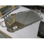 A large silver tray (62.9 oz / 1.785kg) J B Chatterley & Sons Ltd.