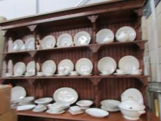 Approximately 90 pieces of Bavarian china dinner ware