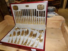 A 58 piece canteen of Viners Kings Royale pattern cutlery