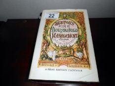 A first edition facsimile Mrs Beeton''s Household management