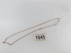 A 9ct gold chain,