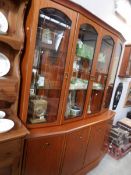 A teak wall unit