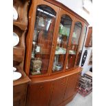 A teak wall unit