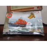 An Airfix model kit for an RNLI lifeboat