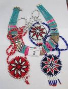 4 beaded necklaces