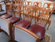 A set of 4 country chairs