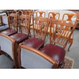 A set of 4 country chairs