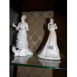 2 Royal Doulton figurines,