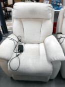 An electric recliner chair