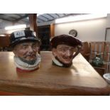 3 Royal Doulton character jugs being The Falconer (D6533),