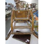 A child's rocking chair