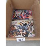 In excess of 200 DC comics, mostly new, including Spiderman,