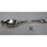 A George III silver table spoon,