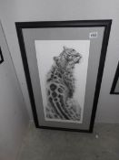 A framed and glazed limited edition print entitled 'Sabu' by Gary Hodges,