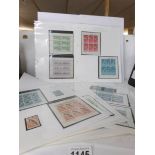 A collection of New Zealand health miniature sheets of stamps, 1957, 1959-1962, 1964-1966,