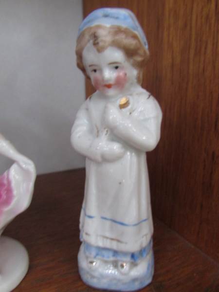 A pair of china figure candlesticks, a Victorian figurine, - Image 5 of 6