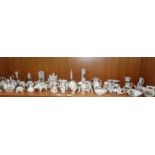 Approximately 40 pieces of crested china