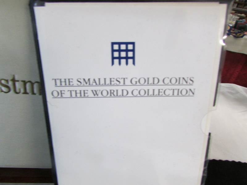 7 gold coins from 'The Smallest Gold Coin of the World Collection' with certificates, 24 carat gold, - Image 2 of 3