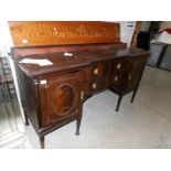 A mahogany side board