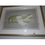 A framed and glazed limited edition print by Kay Boyce,