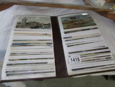 A collection of 96 old postcards, France, Poland, India,