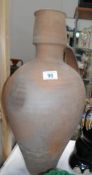 A large terracotta pot