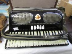 An Italian excelsior camilleri standard model piano accordion