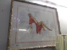 A framed and glazed limited edition print (47/500) by Jonathon R Gilkes,