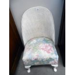 A Lloyd Loom bedroom chair