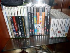 A quantity of Xbox and Nintendo games