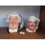 2 Royal Doulton character jugs,