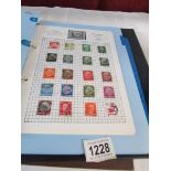 2 albums of stamps including Victorian penny reds,