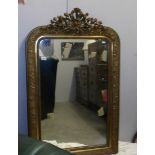A 19th century French gilt moulded framed mirror