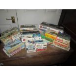 A quantity of Airfix model kits