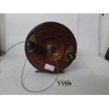 A vintage fishing reel