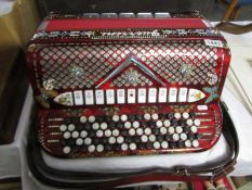An Italian Guerrini Scottish model piano accordion with 10 voices
