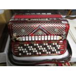 An Italian Guerrini Scottish model piano accordion with 10 voices