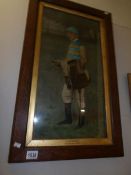 A portrait of Jockey and Derby winner Steve Donoghue,