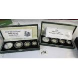 2 silver proof coin sets