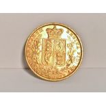 A Victoria 1885 shield back gold sovereign,