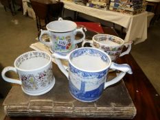 4 Wade limited edition loving cup tankards for Taunton Cider Company
