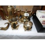 A 4 piece EPNS tea set