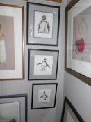 3 framed and glazed limited edition Penguin prints by Gary Hodges,