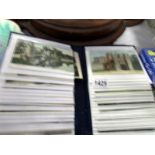 A collection of 100 old postcards, GB Abbey's,