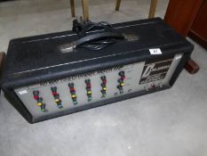 A valve power Carlsbro 60 watts 5 channel mixer amplifier,