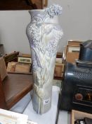 A tall Elaine Hand Budleigh vase