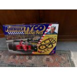 A boxed Formual Tyco grand prix set