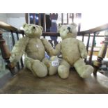 2 vintage teddy bears