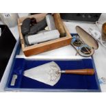 A mixed lot including spectacles, smoker's pipe,
